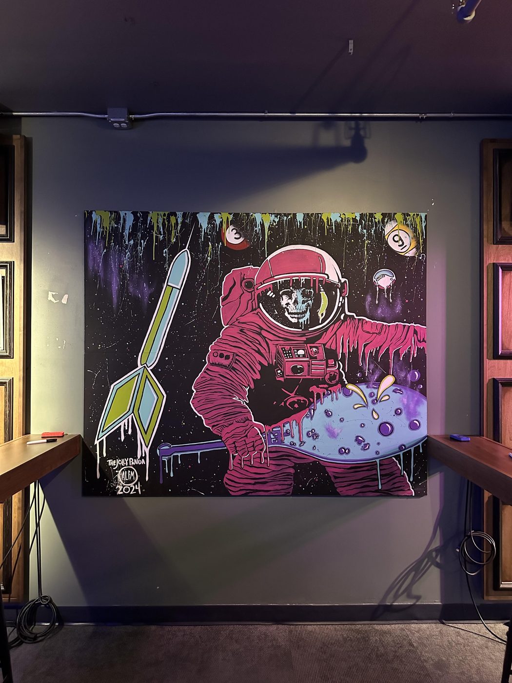 Ricochet, Wall 2, original artwork by Amanda Fatino